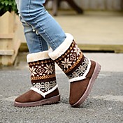 [XmasSale]bottes chaussures pour femmes à bout rond talon bas à mi-mollet plus de couleurs disponibles