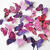 DIY 3D PVC Wall Sticker Butterfly 12 Pieces/Set