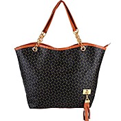Women's Tote Shoulder Bag Handbag Tassel Chain Bag