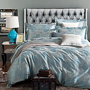 BETTERHOME  Duvet Cover/Duvet Cover Set Comfort Luxury Modern 4 Piece Jacquard Faux Silk Full