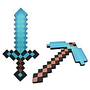 Minecraft Blue Diamond EVA Foam Sword & Pickaxe Set (2pcs)