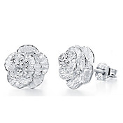 925 mode d'argent boucles d'oreilles élégantes femmes de Aimei