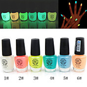 Noctilucent Nail Polish Glow-in-dark(Assorted Colors,6ml)