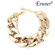 Eruner® Women's Wide Chunky Golden Chain Bracelet