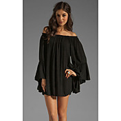 wlle la mode robe en mousseline de soie lâche européen des femmes