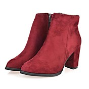 bottes chaussures de mode pour femmes talon trapu bottines plusieurs couleurs disponibles