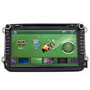 8-inch 2 Din TFT Screen In-Dash Car DVD Player For Volkswagen With BT,Navigation-Ready GPS,RDS,RL-521