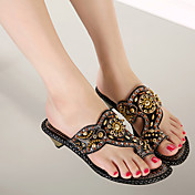 Nobs toutes les chaussures correspondant bohème talon chunky des femmes