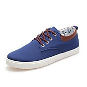 Les chaussures pour hommes à bout rond baskets en toile de talon plat chaussures plus de couleurs disponibles