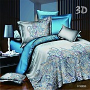 baolisi imprimé floral 4 pièces feuille aise ensemble