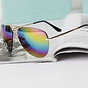 Anti-Reflective Aviator Metal Retro Sunglasses