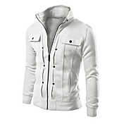 Coolman hommes hommes minces veste pull décontracté
