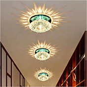 3w LED Spot encastré métallique bleu clair