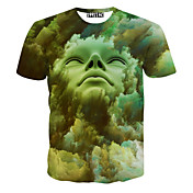 les hommes de premier ordre imprimé floral t-shirt à manches courtes de la mode causual