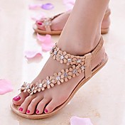 Women' Shoes Leather Flat Heel Flip Flops Sandals Casual (More Colors available)