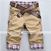 Men's Summer Slim Casual Cropped Pants