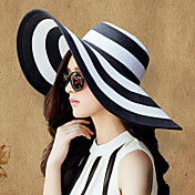 Women Cute/Party/Casual Summer Linen/Straw Floppy Hat