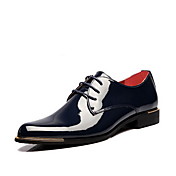 Men's Shoes Casual Oxfords Black/Blue/Yellow/Red