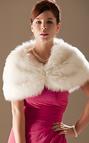 [XmasSale]Boléro Mariage Châle/Boa Fausse Fourrure