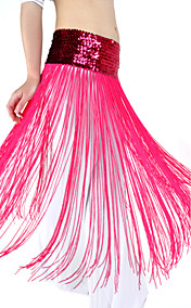 Vêtements de Danse - Ceinture Polyester Pompons/Paillettes - Pour exercices de danse du ventre - Femmes - Plus de couleurs disponibles