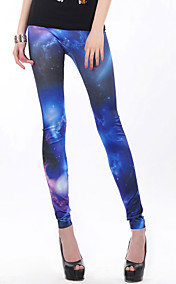Bleu Galaxy Legging (Hip :90-104cm Longueur: 105cm)