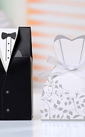 Belle boîte de faveur Tux & Gown (Set of 12)