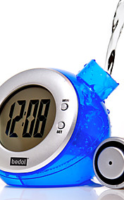 Eco Green Water Powered Calendrier Horloge numérique (couleur aléatoire)