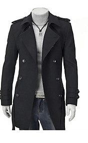 Shoulder Pad Manteau croisé des hommes