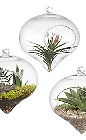 Beau vase en verre accrochant