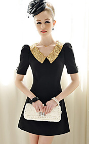 Poupée rose élégant collier de Sequin mini robes