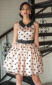 TS pois vintage swing robe