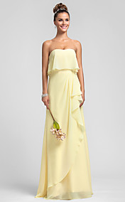 gaine / colonne robe bustier demoiselle d'honneur