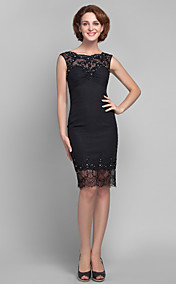 gaine / colonne bijou en mousseline de soie et tulle mère de la robe de mariée (612 492)