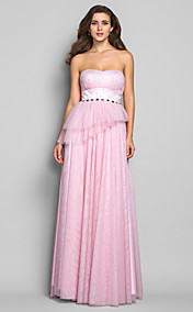 gaine / colonne bretelles parole longueur tulle robe de soirée (605480)