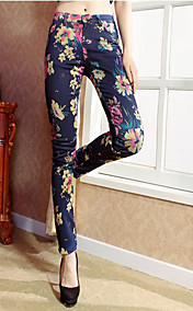 TS Vintage Impression florale Slim Cut Pants Elasitic
