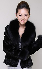 Manches longues oreiller parti / occasionnel de veste en fausse fourrure (plus de couleurs)