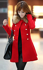Mode d'hiver de femme Mélanges longue vêtements d'hiver
