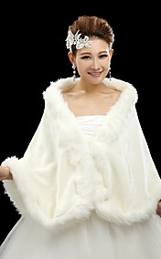 [XmasSale]Belles manches de fourrure de mariage / Parti / Casual Châles longues Faux