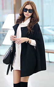 Casual coupe-vent noir des femmes