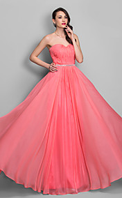 robe fourreau / colonne sweetheart parole longueur mousseline de soie soir / prom (722105)