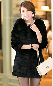 Manteau en fausse fourrure des femmes