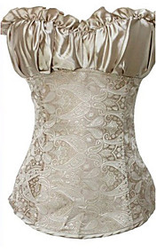 jacquard sexy armure bandeau corset des femmes