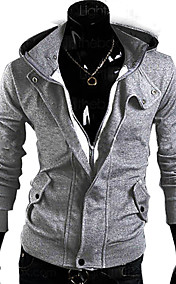 Cardigan en laine polaire Casual Sweate capuche pour hommes