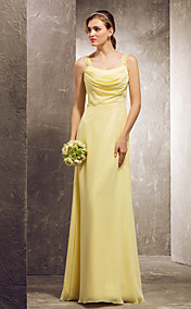 gaine / colonne capot boule de mousseline de soie soir / robe de bal