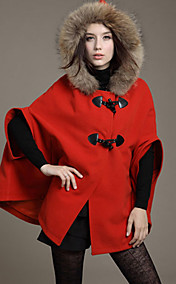 Manteau de fourrure élégante Décoration Cape de femmes