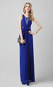 Gaine / colonne bijou parole longueur robe de soirée Jersey