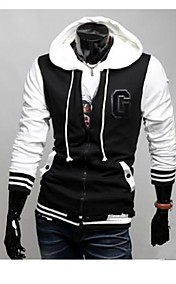 Mode pour hommes avec un manteau de veste de capot Slim de base-ball