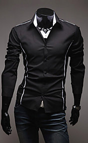 Élégant Casual Shirt Version manches longues Homme