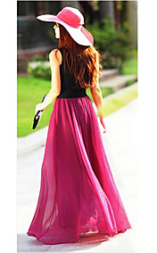 Women's Chiffon Wide Swing Maxi Skirt