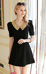 Poupée rose élégant collier de Sequin mini robes